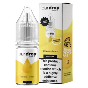 Bar Drop Salts Banana Lemon 10ml Nic Salt E-Liquid