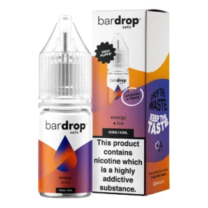 Bar Drop Salts Energy Ice 10ml Nic Salt E-Liquid