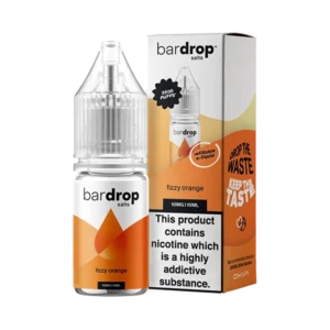 Bar Drop Salts Fizzy Orange 10ml Nic Salt E-Liquid