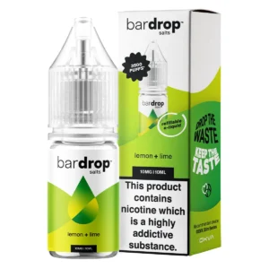 Bar Drop Salts Lemon Lime 10ml Nic Salt E-Liquid