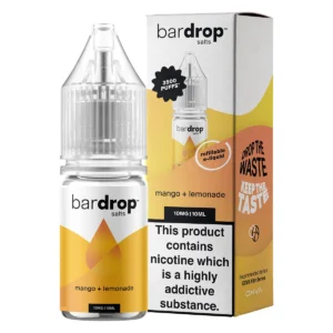 Bar Drop Salts Mango Lemonade 10ml Nic Salt E-Liquid
