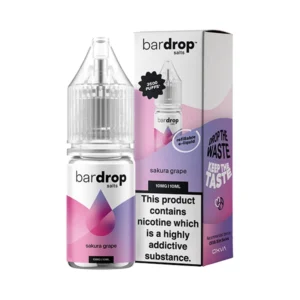 Bar Drop Salts Sakura Grape 10ml Nic Salt E-Liquid