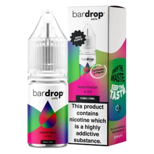 Bar Drop Salts Watermelon Ice 10ml Nic Salt E-Liquid