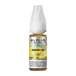 ELFLIQ Banana Ice 10ml Nic Salt E-Liquid By Elf Bar