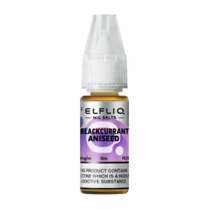 ELFLIQ Blackcurrant Aniseed 10ml Nic Salt E-Liquid By Elf Bar