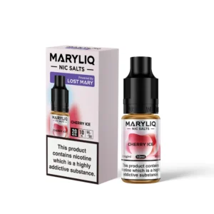 Maryliq Cherry Ice 10ml Nic Salt E-Liquid By Lost Mary