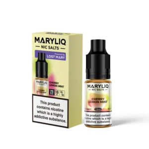 Maryliq Cherry Lemon Mint 10ml Nic Salt E-Liquid By Lost Mary