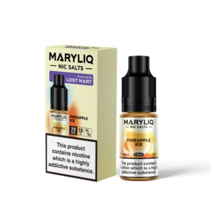 Maryliq Pineapple Ice 10ml Nic Salt E-Liquid By Lost Mary