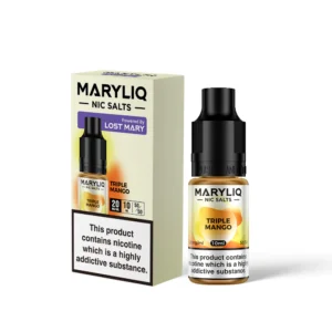 Maryliq Triple Mango 10ml Nic Salt E-Liquid By Lost Mary