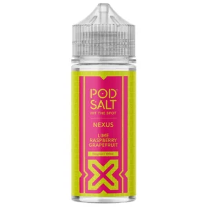 Nexus Lime Raspberry Grapefruit 100ml E-Liquid By Pod Salt