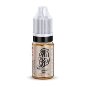 Ohm Brew 50/50 Caramel Latte 10ml Nic Salt E-Liquid