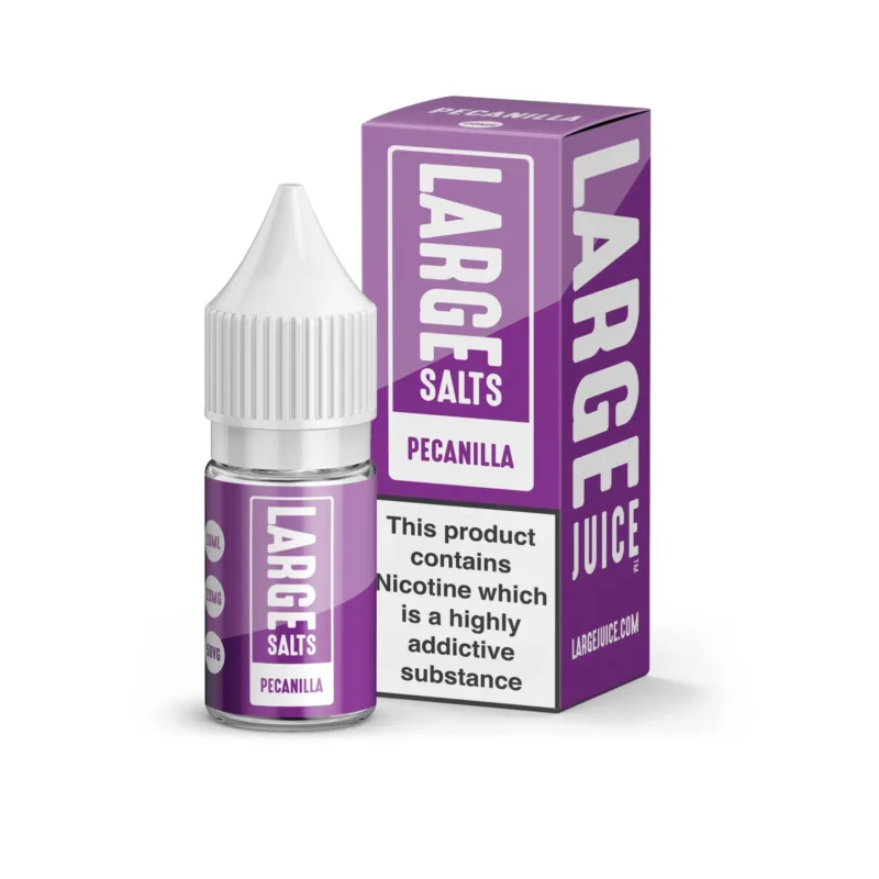 Pecanilla 10ml Nic Salt E Liquid By Large Juice Salts