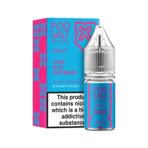 Nexus Sour Blue Raspberry 10ml Nic Salt E-Liquid By Pod Salt
